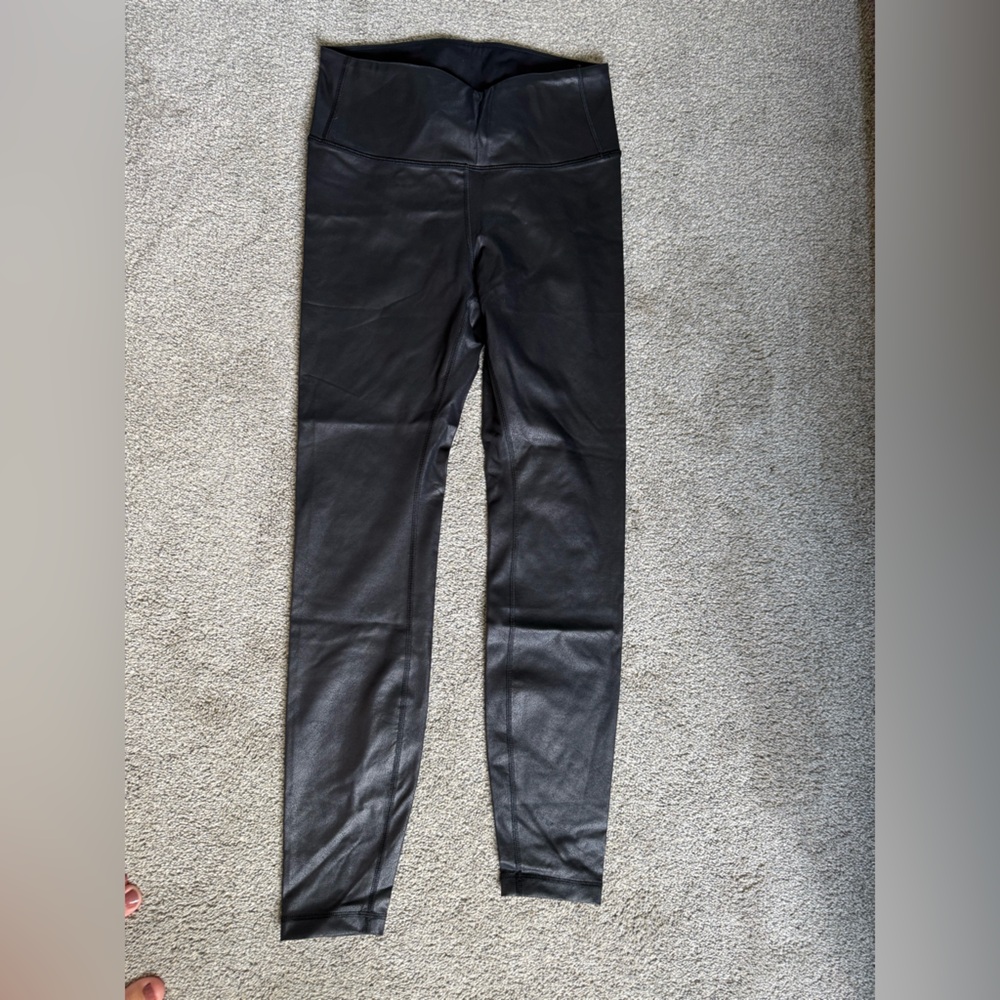 Leather Black Leggings